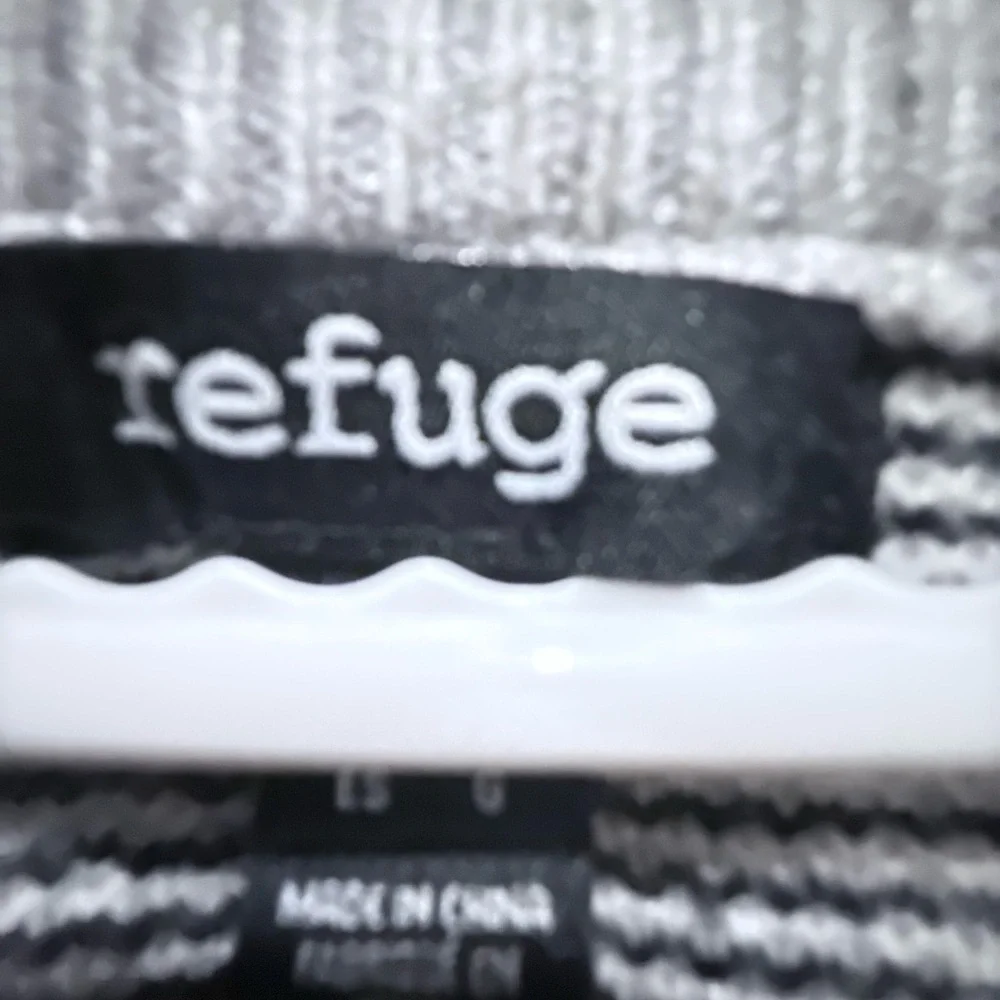 refuge Gray and Black Argyle Knit Sweater Vest - Picture 3 of 4